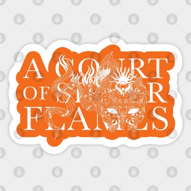 A Court of Silver Flames ACOTAR Book Series Fantasy Faerie Sticker by thenewkidprints